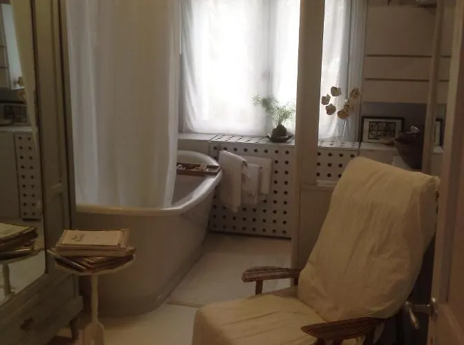 Séjour chez l'habitant Petit Cocon Lillois:cheminée&jardin