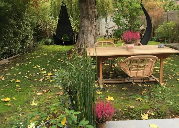Petit Cocon Lillois:cheminée&jardin *